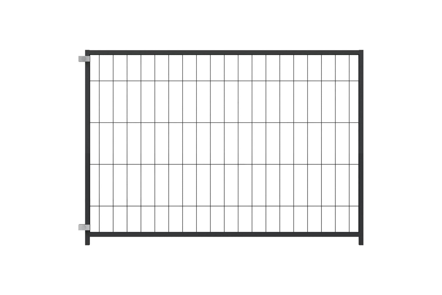 Vidaxl Dog Kennel Black 300x100x70 Cm Steel-4