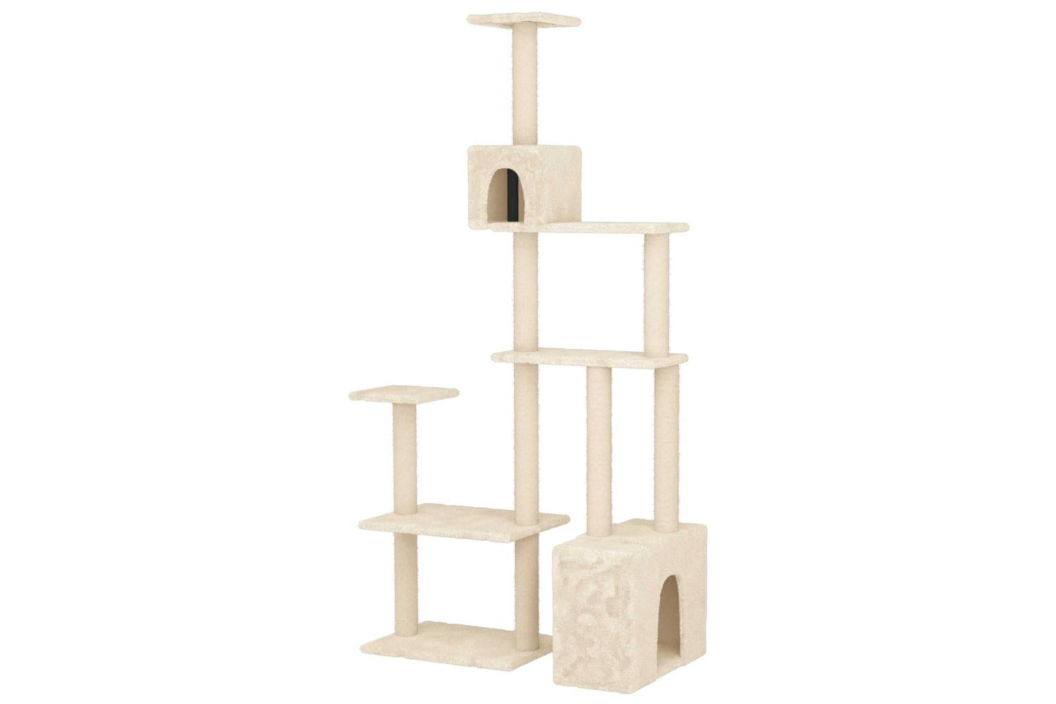 Vidaxl Cat Tree With Sisal Scratching Posts Cream 1775 Cm