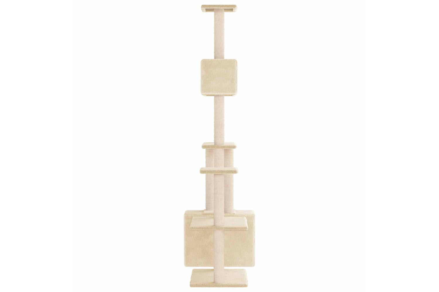 Vidaxl Cat Tree With Sisal Scratching Posts Cream 1775 Cm-4