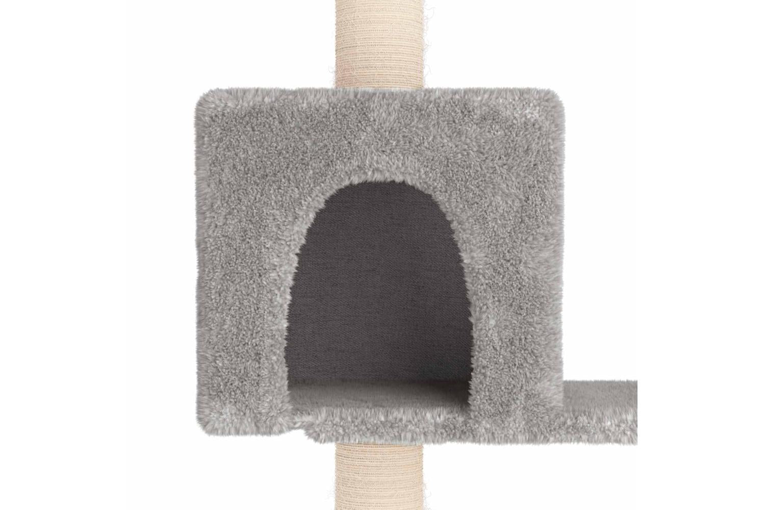 Vidaxl Cat Tree With Sisal Scratching Posts Light Grey 1775 Cm-6