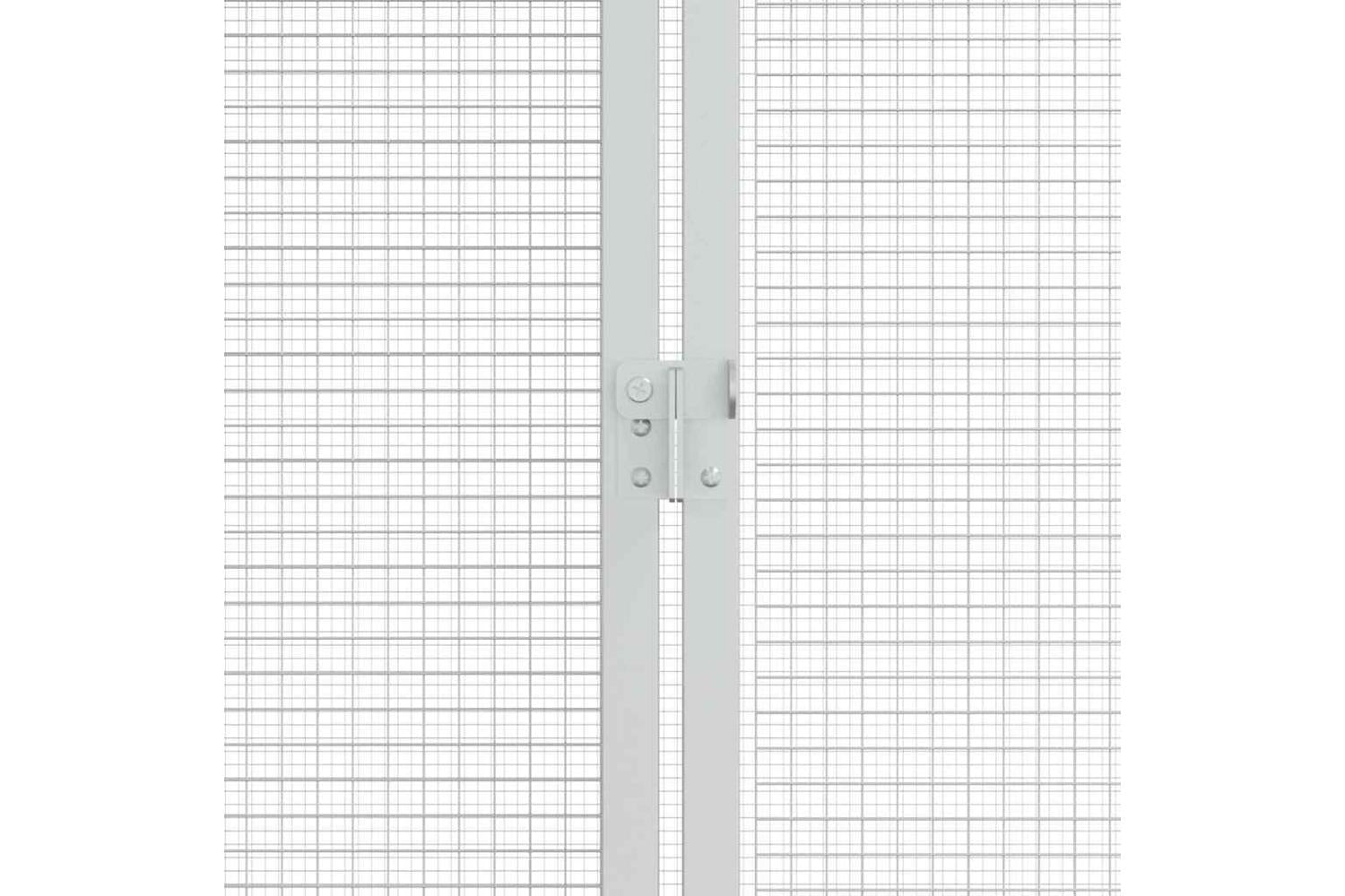 Vidaxl Bird Cage Silver 210 X 304 X 213 Cm-8