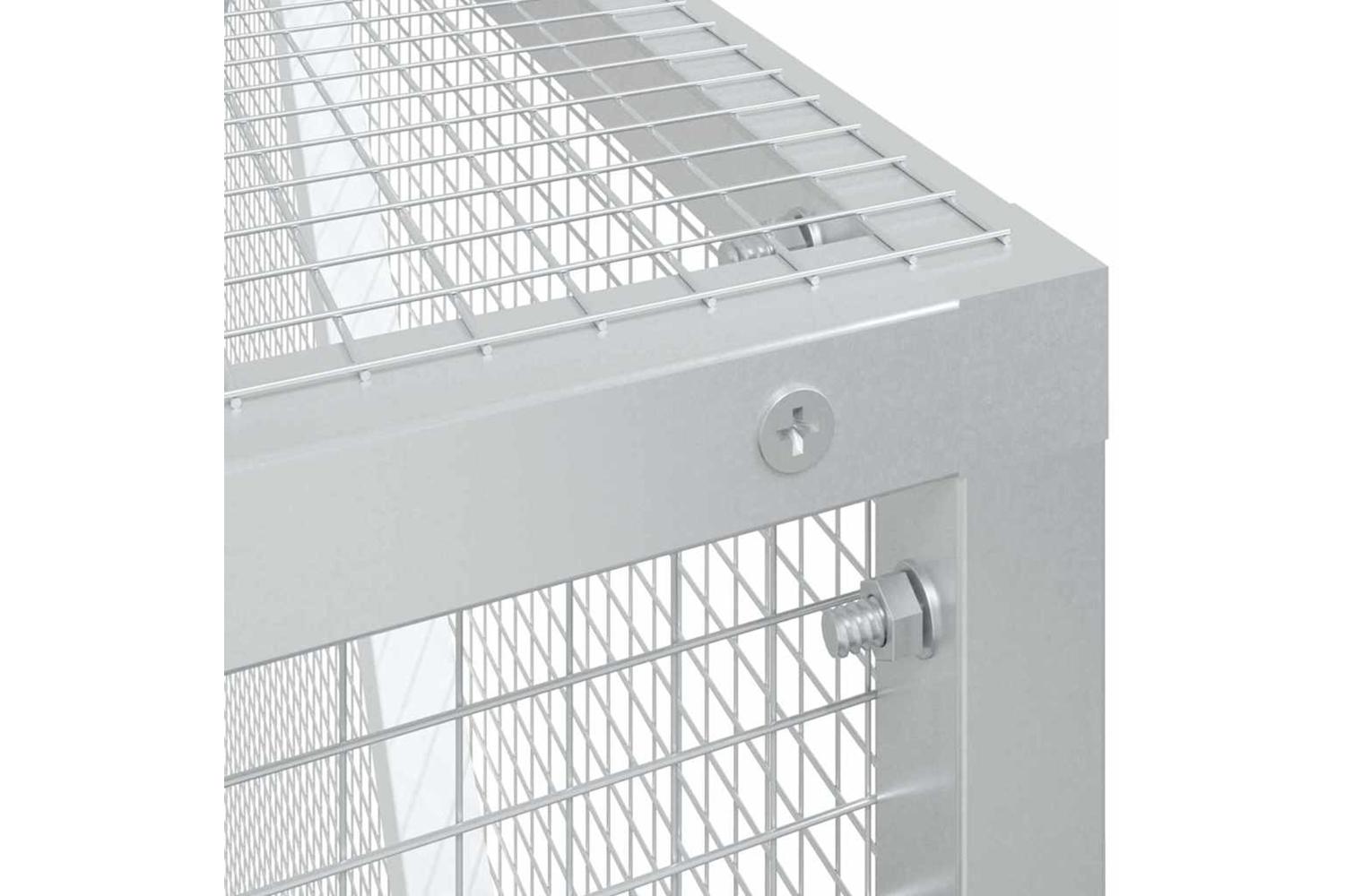 Vidaxl Bird Cage Silver 210 X 304 X 213 Cm-9