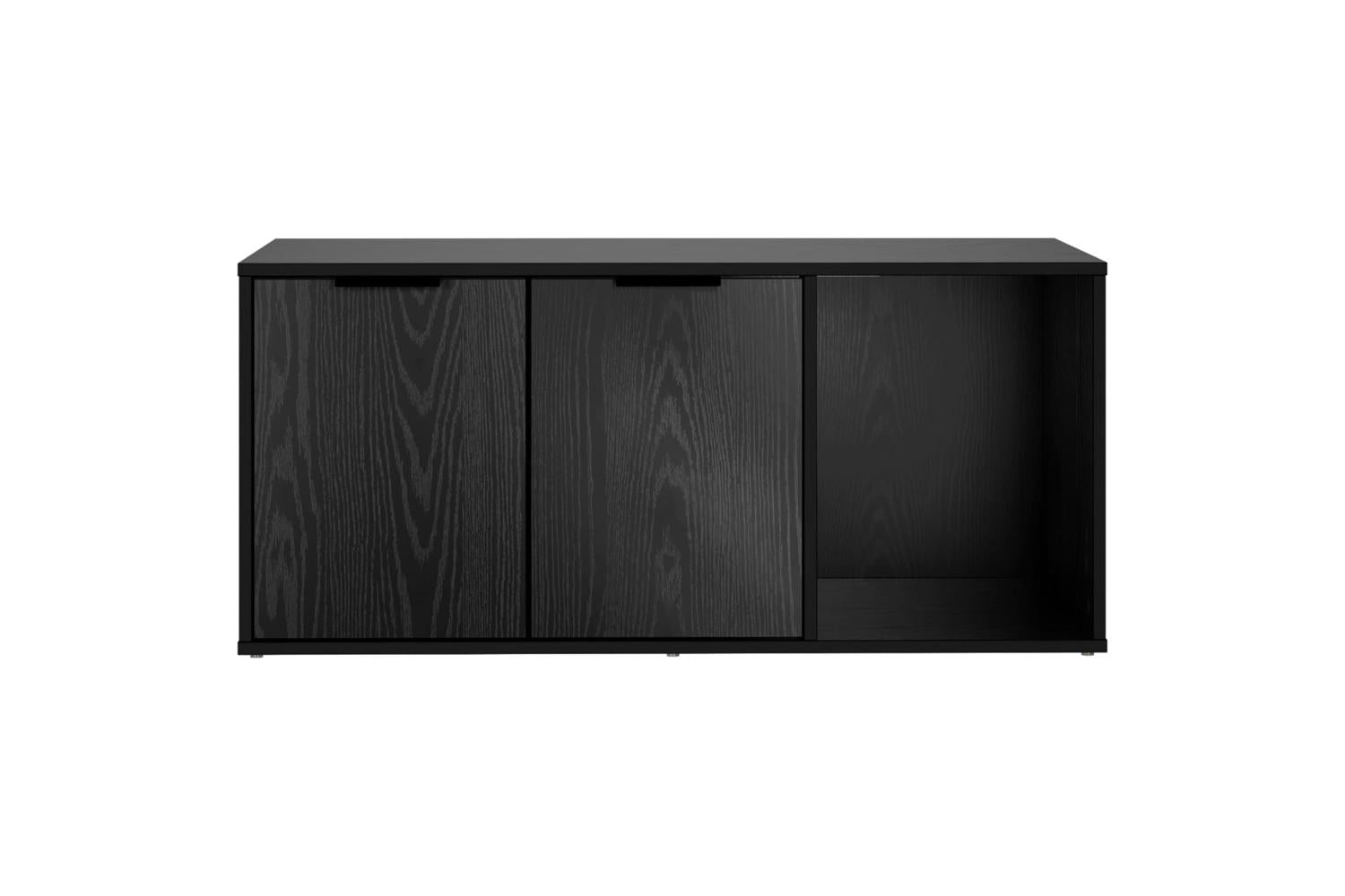 Vidaxl Cat Crate Furniture Black Oak 100 X 49 X 45 Cm Engineered Wood-6