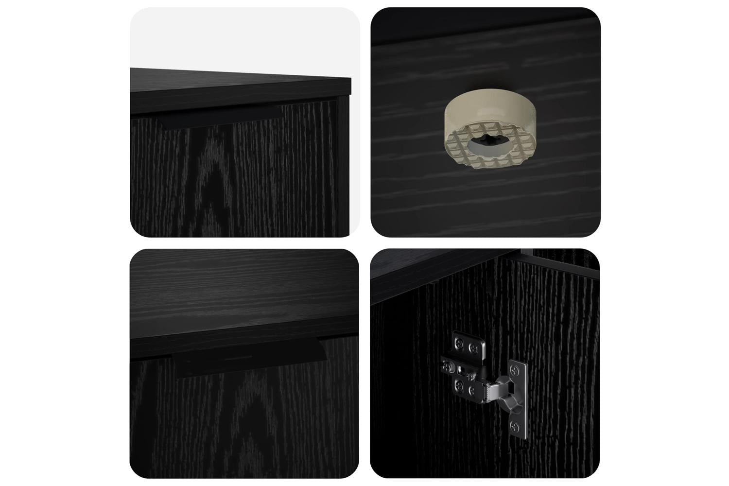Vidaxl Cat Crate Furniture Black Oak 100 X 49 X 45 Cm Engineered Wood-9