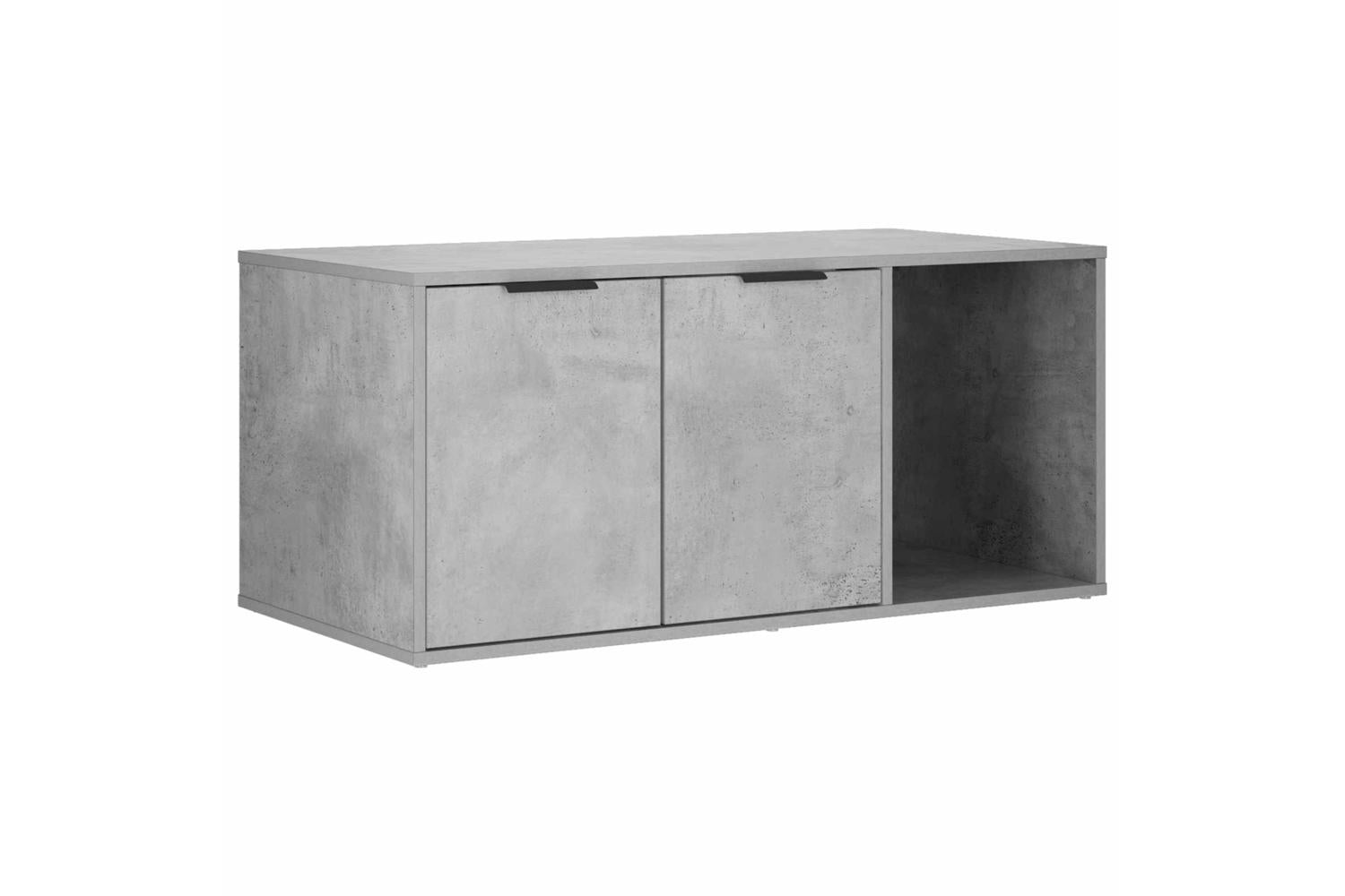 Vidaxl Cat Crate Furniture Concrete Grey 100 X 49 X 45 Cm-2