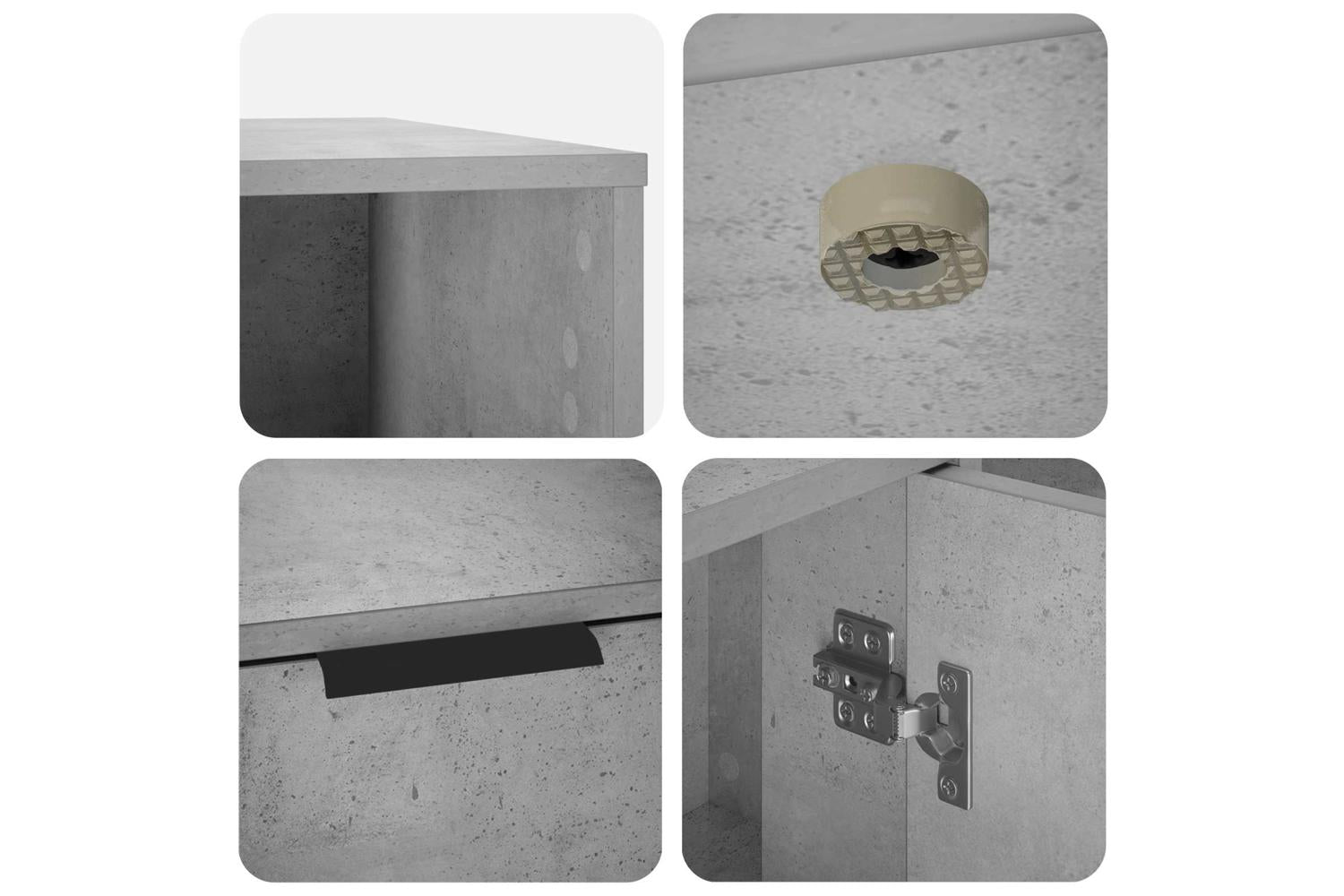Vidaxl Cat Crate Furniture Concrete Grey 100 X 49 X 45 Cm-9