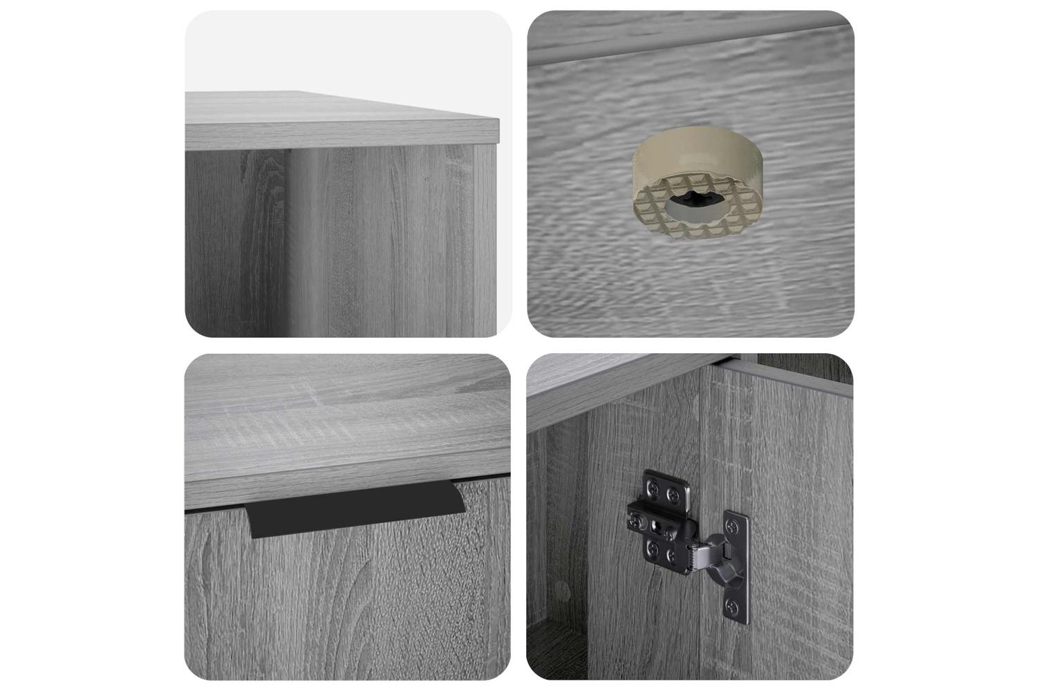 Vidaxl Cat Crate Furniture Grey Sonoma 100 X 49 X 45 Cm-9