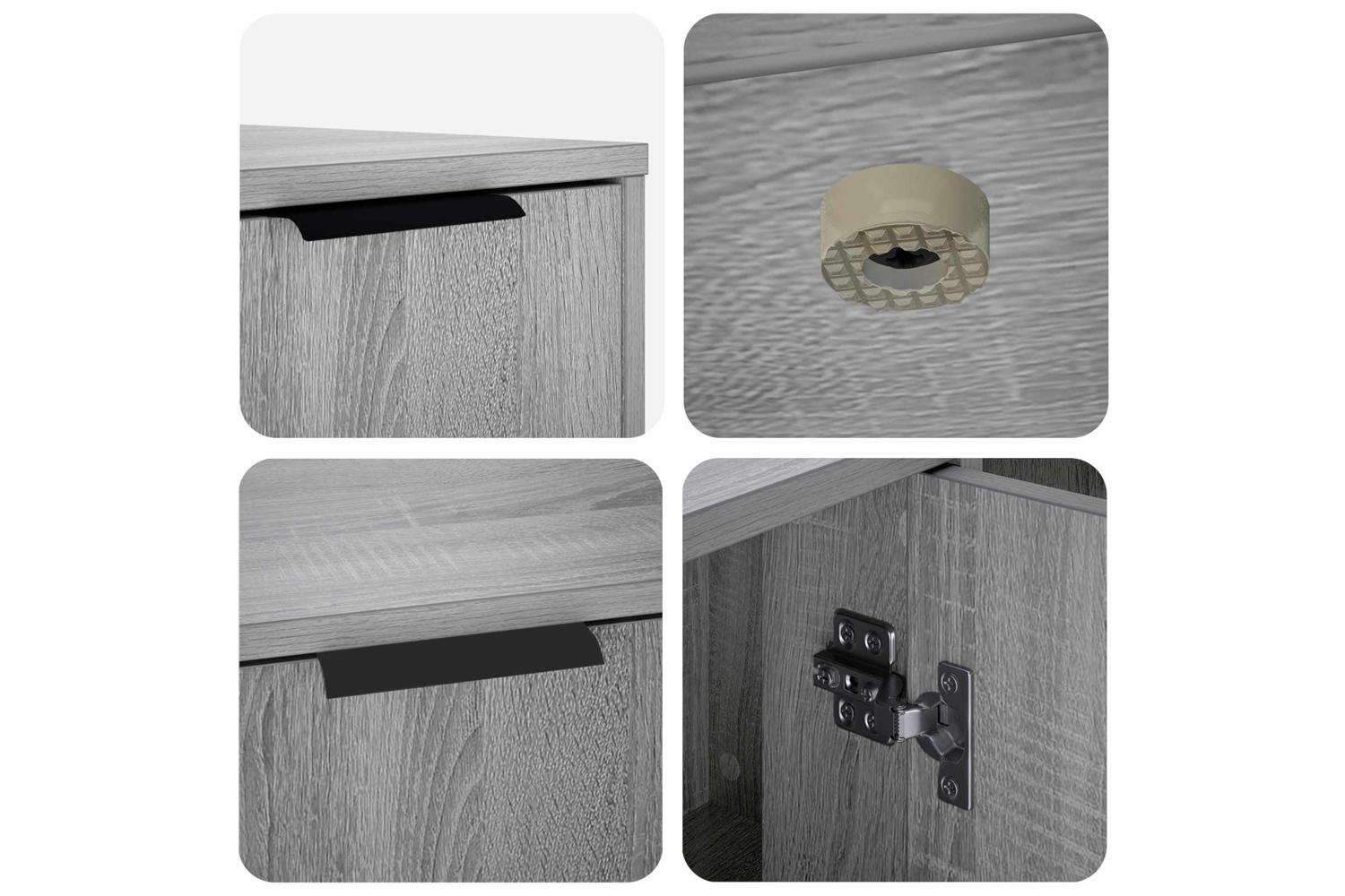 Vidaxl Cat Crate Furniture Grey Sonoma 100 X 49 X 45 Cm-9