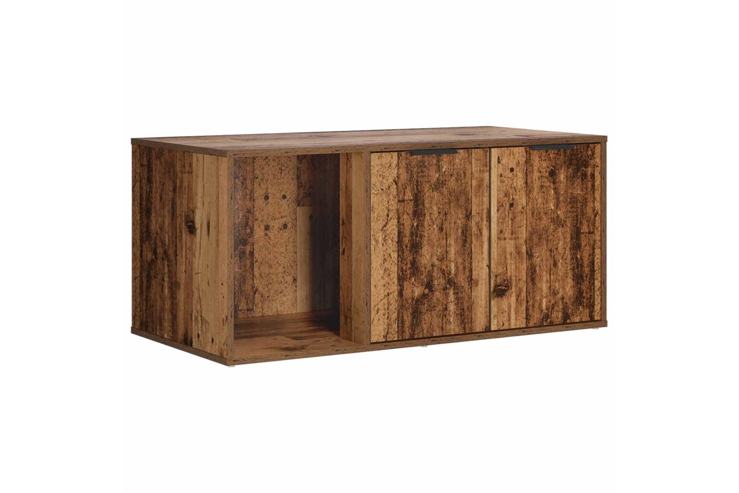 Vidaxl Cat Crate Furniture Old Wood 100 X 49 X 45 Cm Engineered Wood-5
