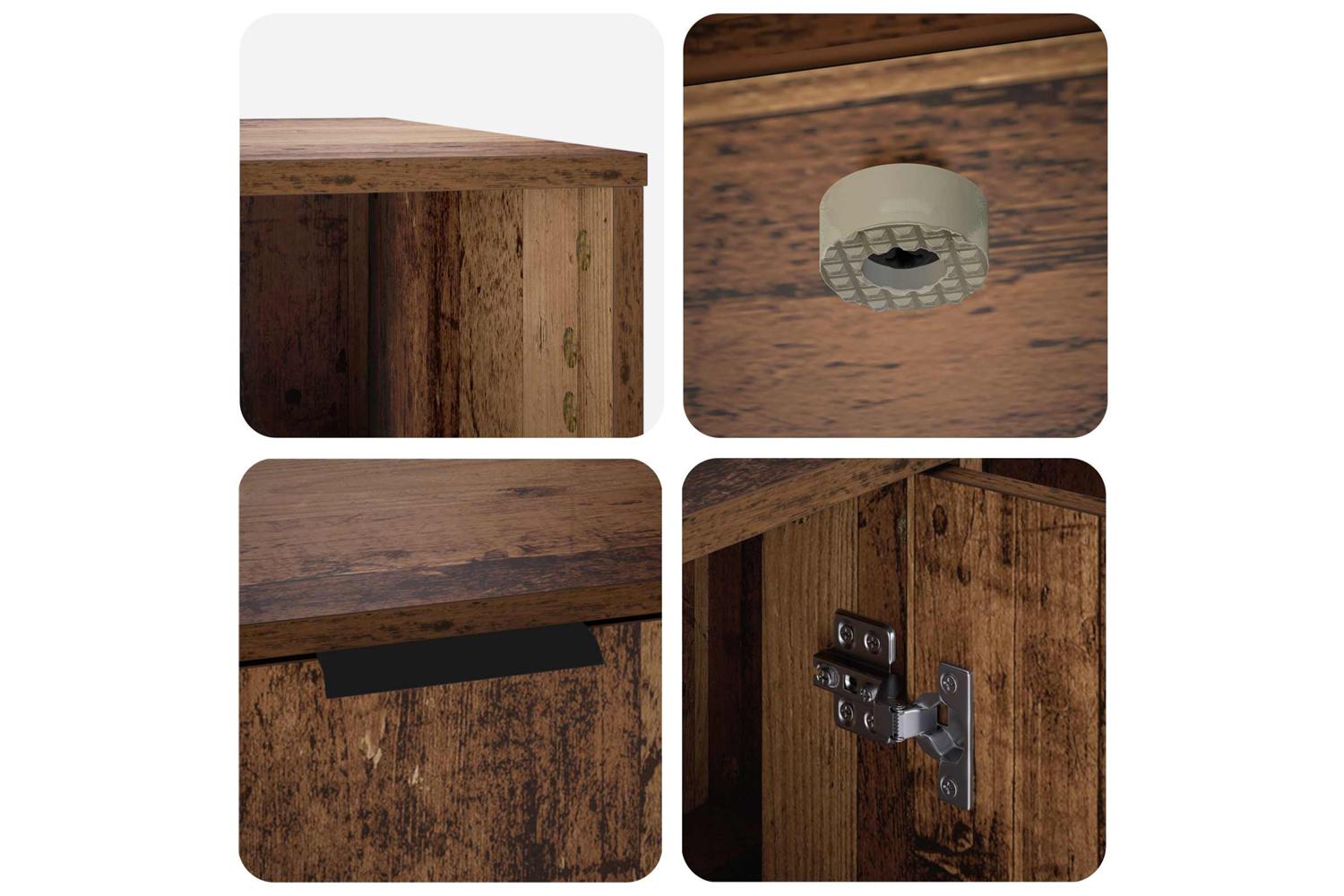 Vidaxl Cat Crate Furniture Old Wood 100 X 49 X 45 Cm Engineered Wood-9