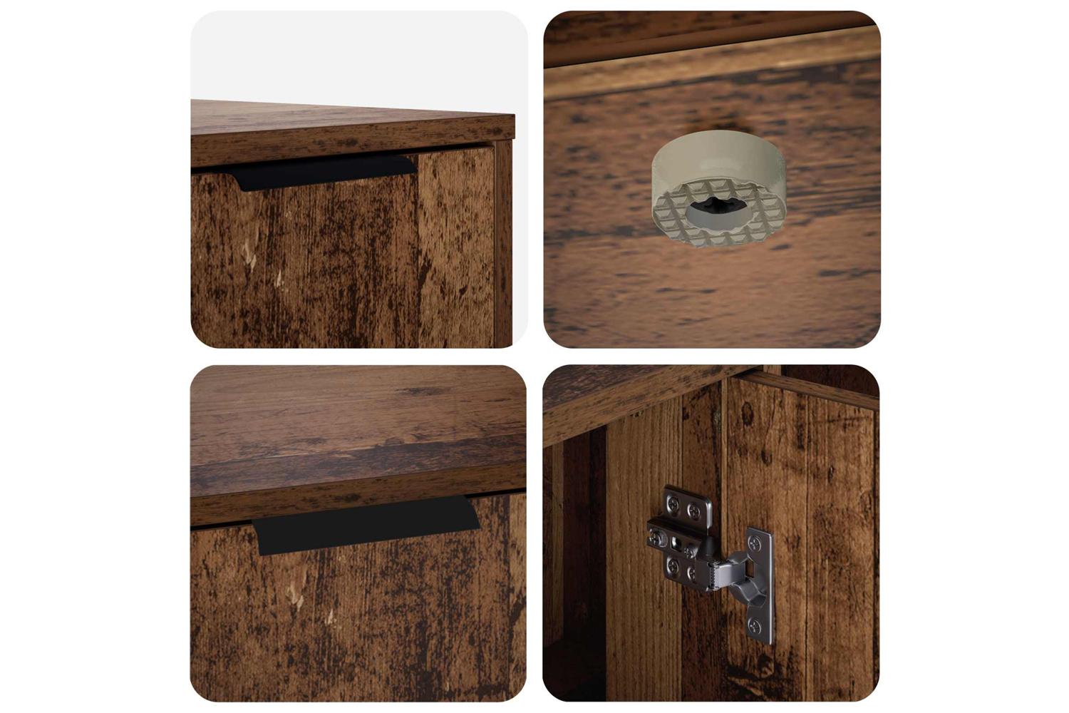 Vidaxl Cat Crate Furniture Old Wood 100 X 49 X 45 Cm Engineered Wood-9