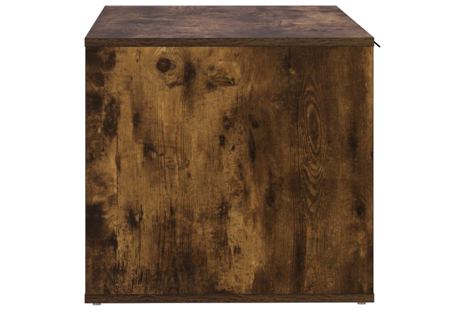 Vidaxl Cat Crate Furniture Smoked Oak 100 X 49 X 45 Cm Engineered Wood-7
