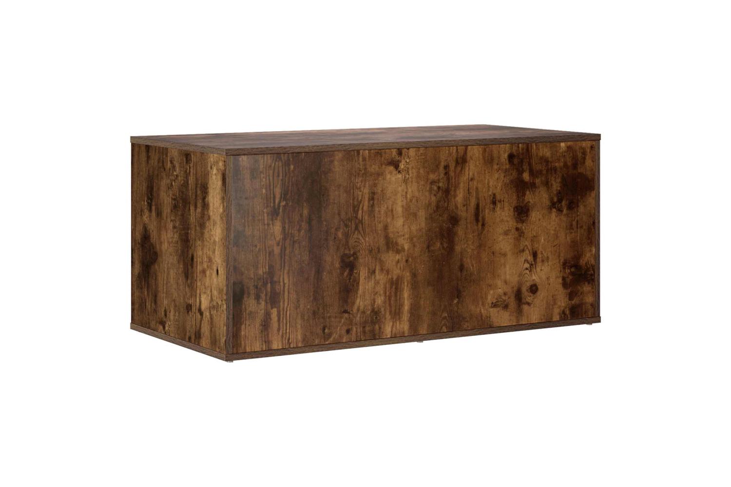 Vidaxl Cat Crate Furniture Smoked Oak 100 X 49 X 45 Cm Engineered Wood-8