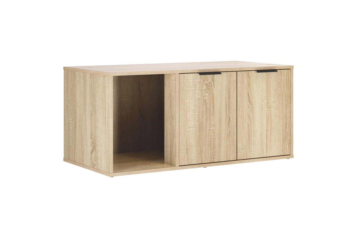 Vidaxl Cat Crate Furniture Sonoma Oak 100 X 49 X 45 Cm Engineered Wood-5