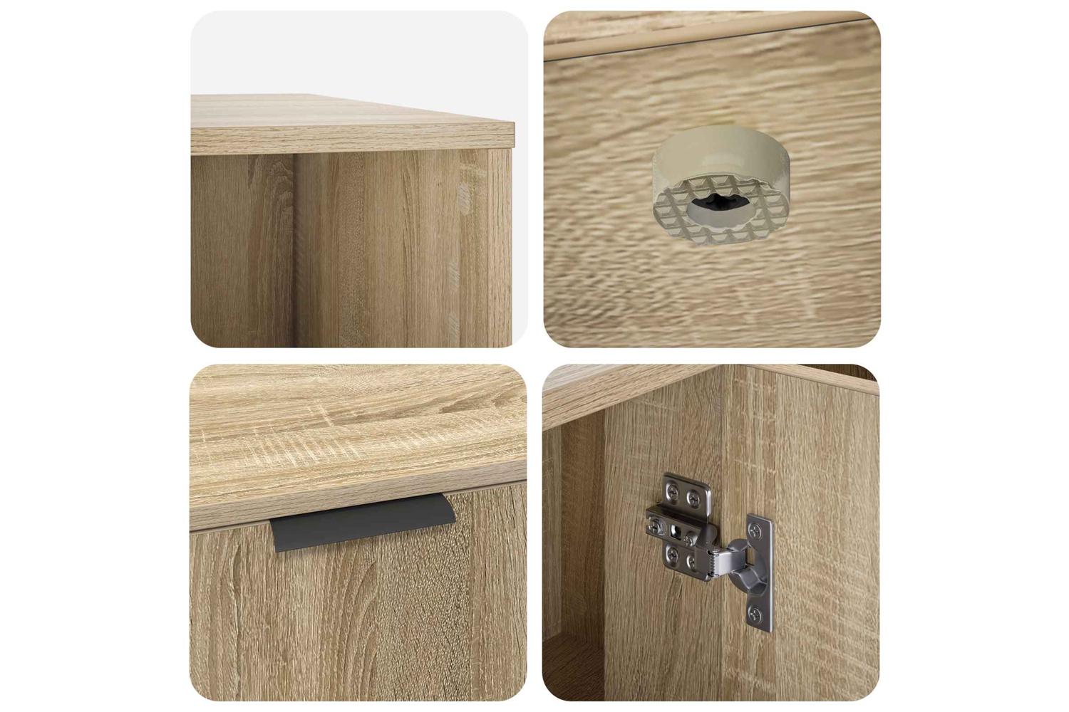 Vidaxl Cat Crate Furniture Sonoma Oak 100 X 49 X 45 Cm Engineered Wood-9