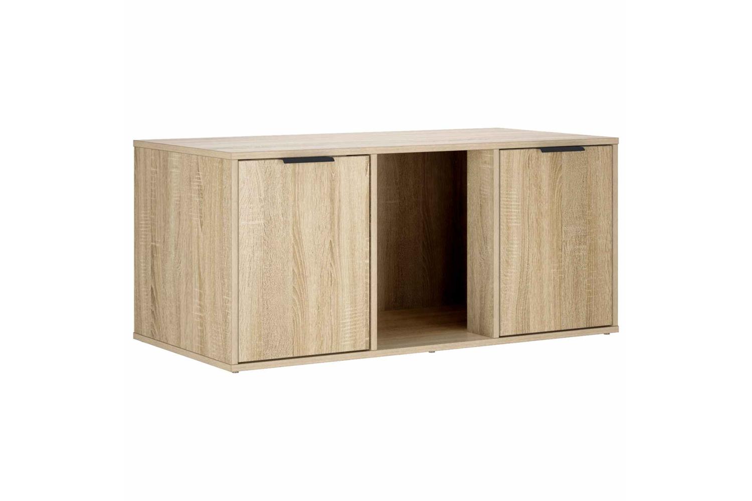 Vidaxl Cat Crate Furniture Sonoma Oak 100 X 49 X 45 Cm Engineered Wood-2