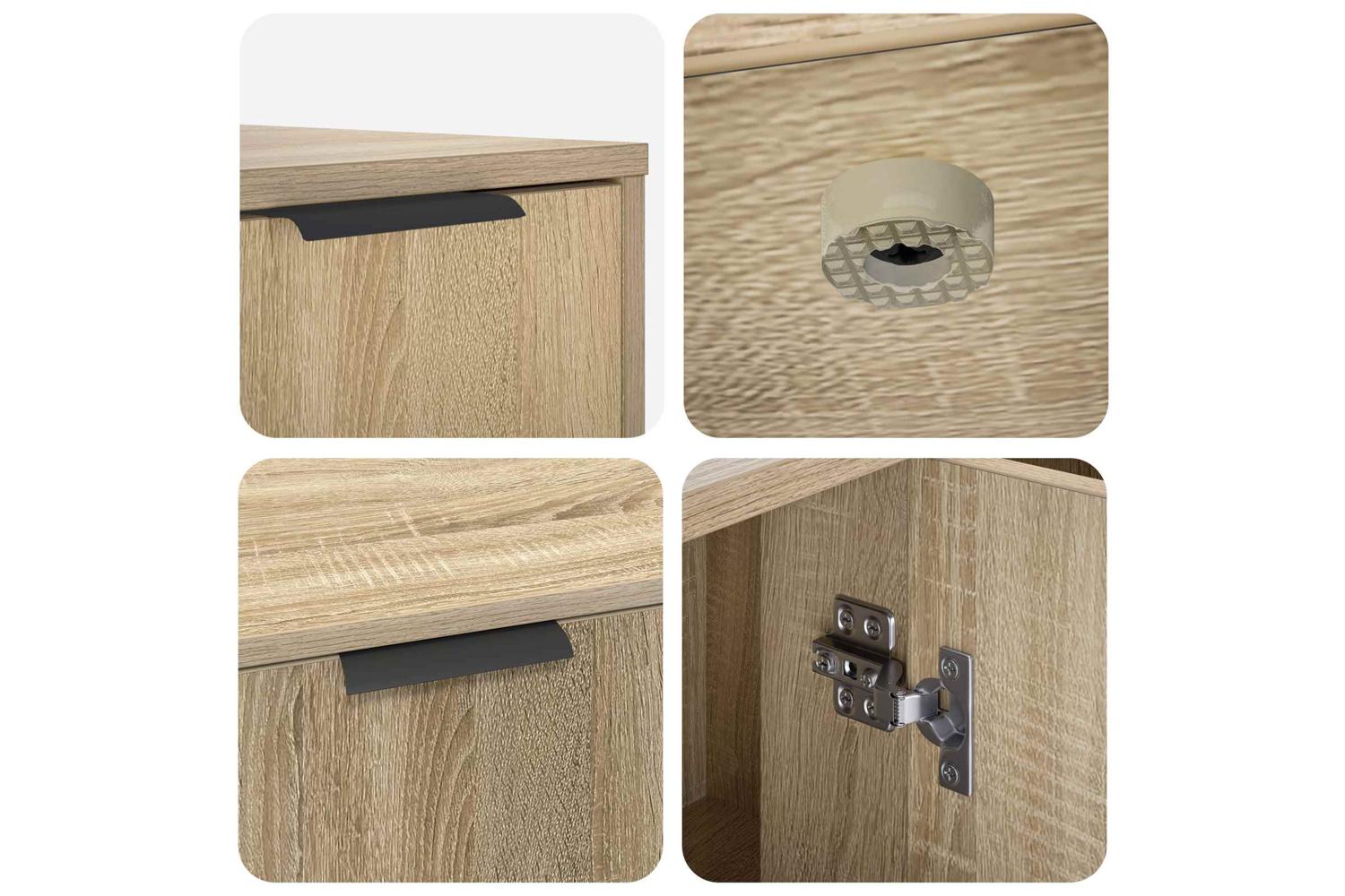Vidaxl Cat Crate Furniture Sonoma Oak 100 X 49 X 45 Cm Engineered Wood-9