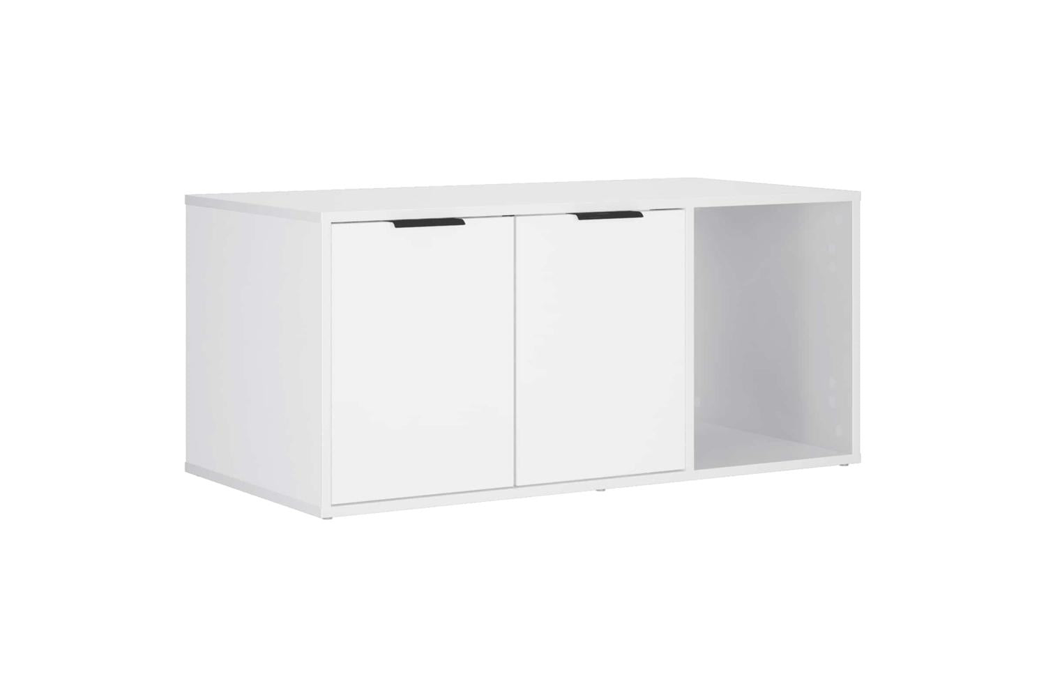 Vidaxl Cat Crate Furniture White 100 X 49 X 45 Cm Engineered Wood-2