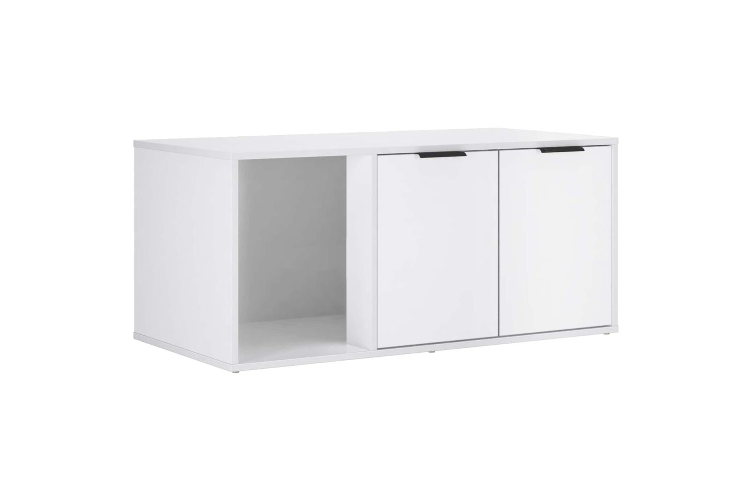 Vidaxl Cat Crate Furniture White 100 X 49 X 45 Cm Engineered Wood-5