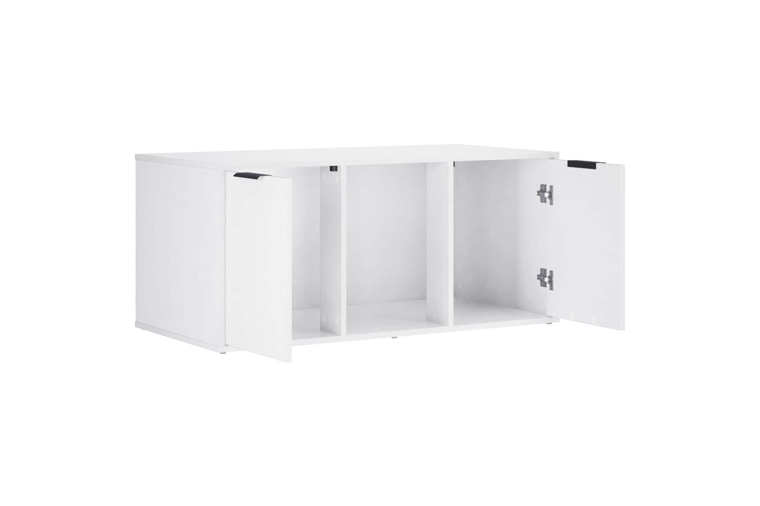 Vidaxl Cat Crate Furniture White 100 X 49 X 45 Cm Engineered Wood-5