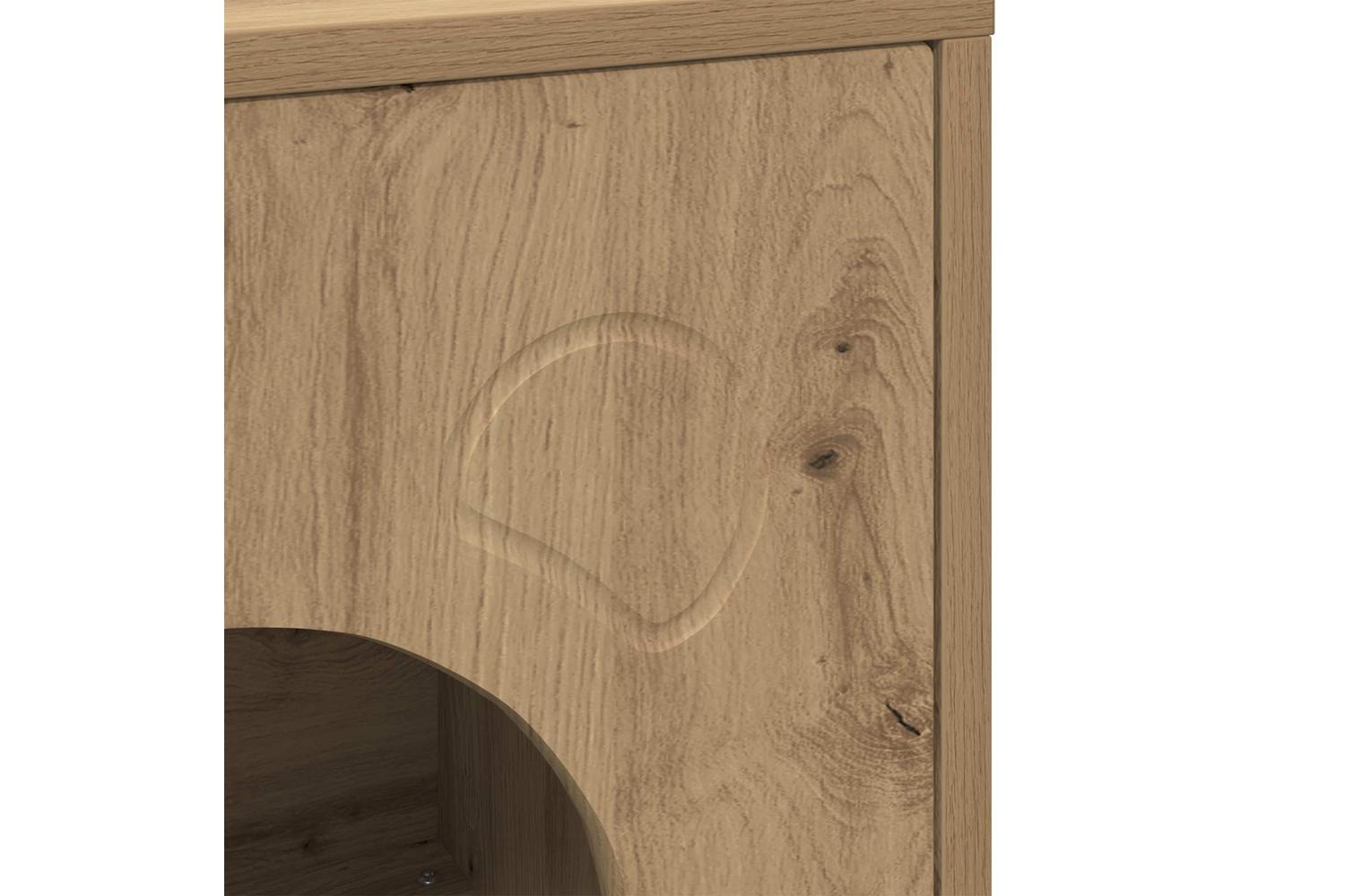 Vidaxl Cat House Artisian Oak 425 X 40 X 53 Cm Engineered Wood-8