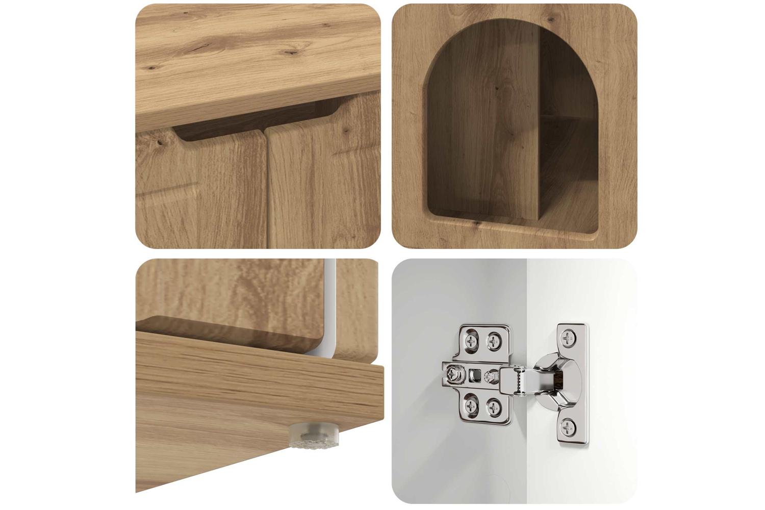 Vidaxl Cat House Artisian Oak 85 X 55 X 505 Cm Engineered Wood-10