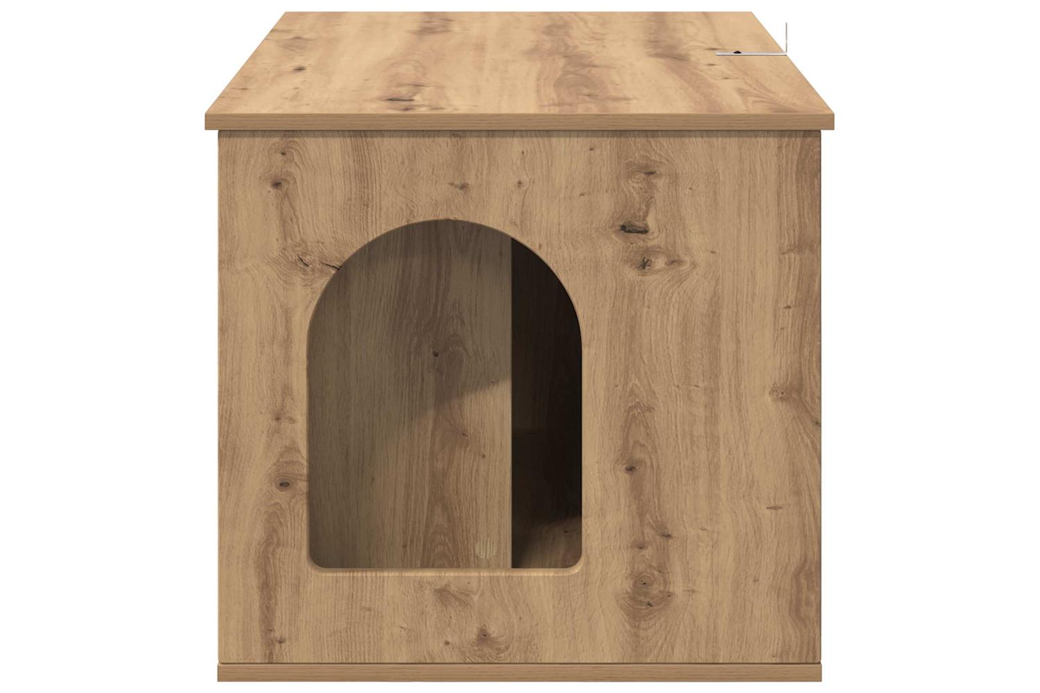 Vidaxl Cat House Artisian Oak 85 X 55 X 505 Cm Engineered Wood-8