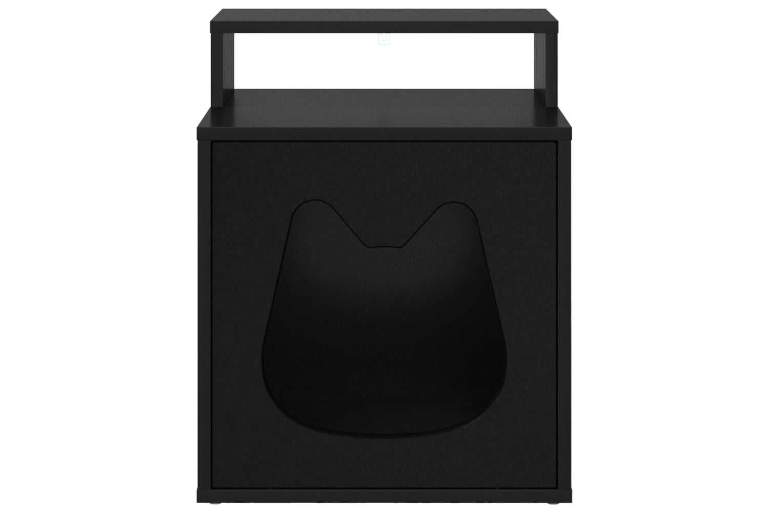 Vidaxl Cat House Black 425 X 40 X 535 Cm Engineered Wood-5