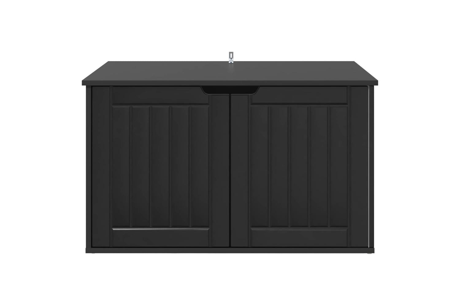 Vidaxl Cat House Black 85 X 55 X 505 Cm Engineered Wood-7