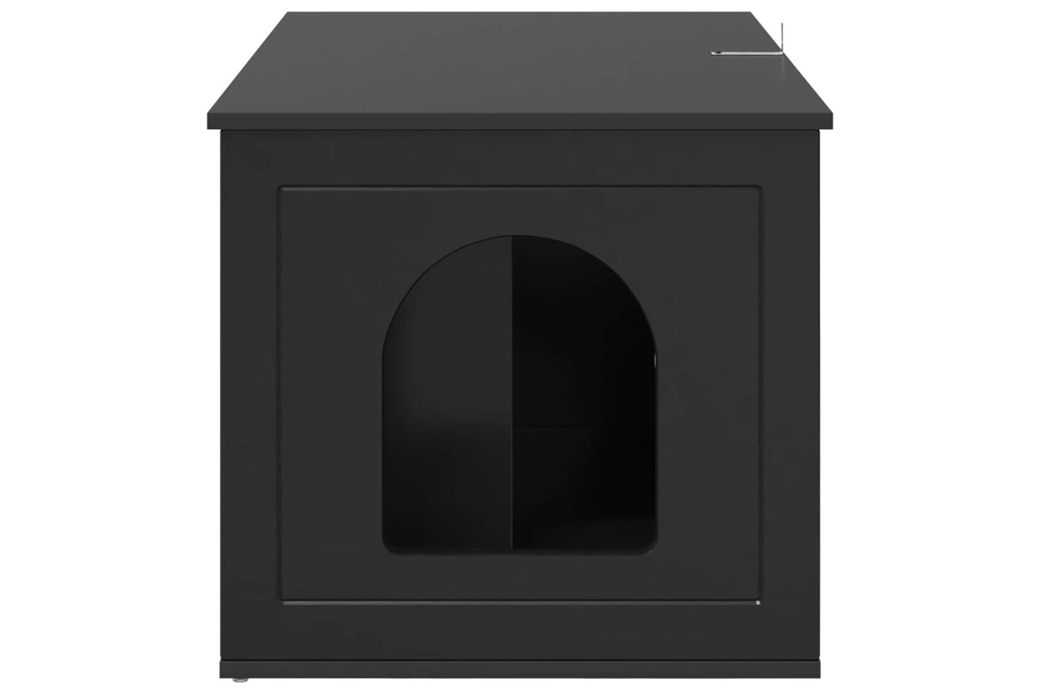 Vidaxl Cat House Black 85 X 55 X 505 Cm Engineered Wood-8