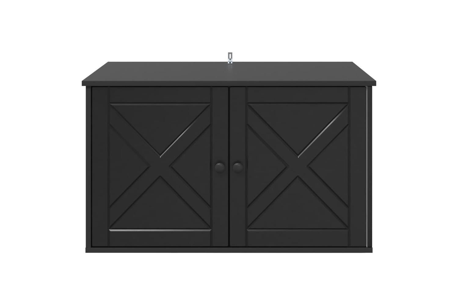Vidaxl Cat House Black 85 X 55 X 505 Cm Engineered Wood-7