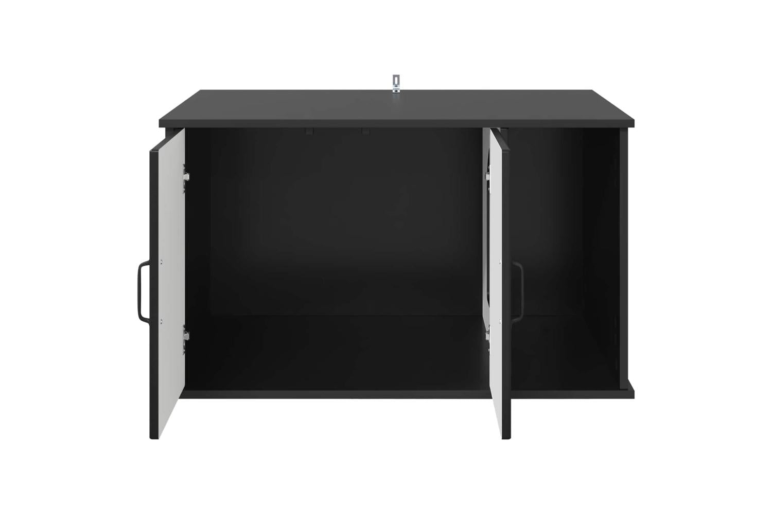 Vidaxl Cat House Black 85 X 55 X 505 Cm Engineered Wood-5