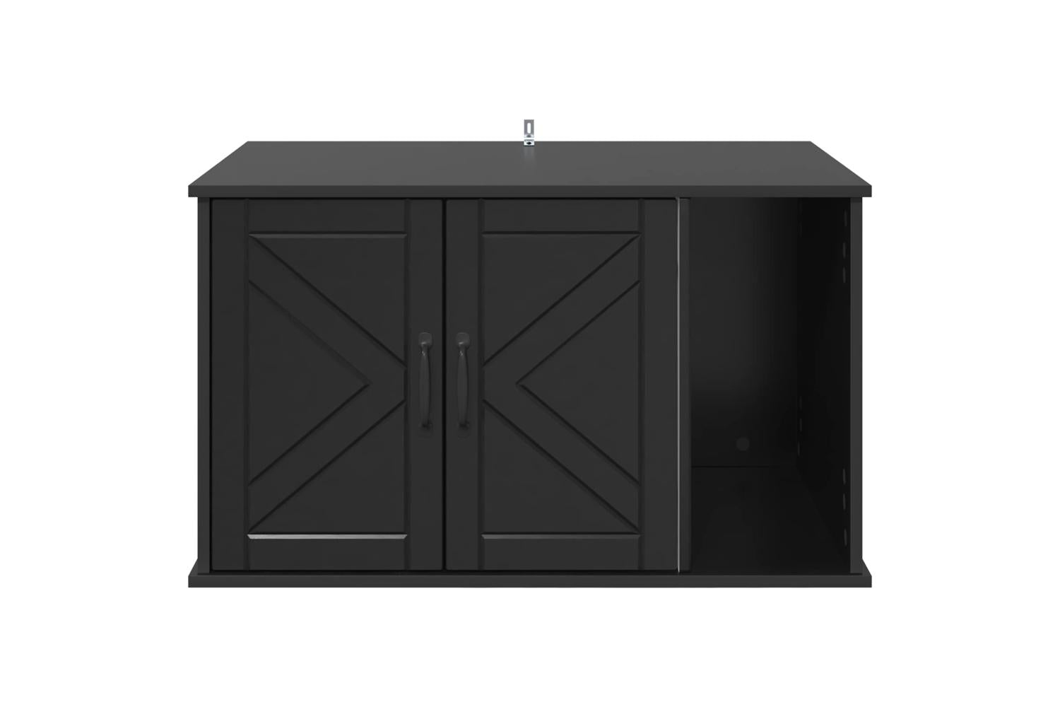 Vidaxl Cat House Black 85 X 55 X 505 Cm Engineered Wood-6