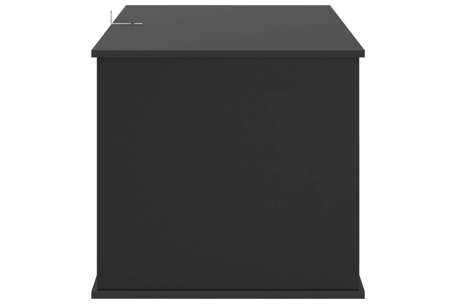 Vidaxl Cat House Black 85 X 55 X 505 Cm Engineered Wood-7