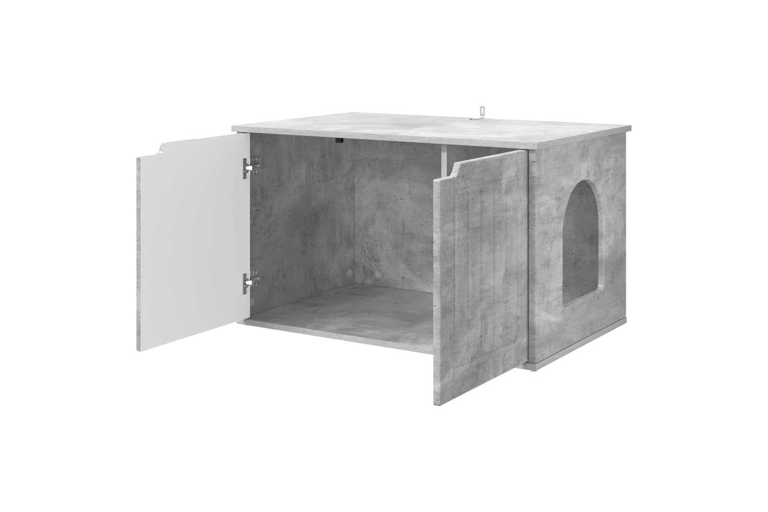Vidaxl Cat House Concerte 85 X 55 X 505 Cm Engineered Wood-5