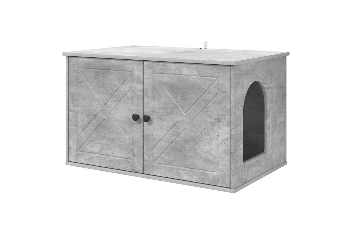Vidaxl Cat House Concerte 85 X 55 X 505 Cm Engineered Wood-2