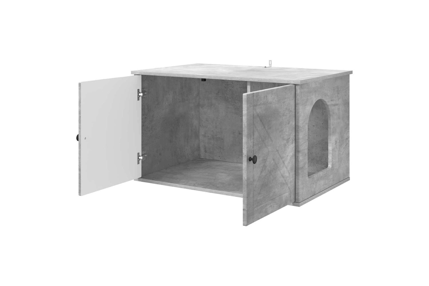 Vidaxl Cat House Concerte 85 X 55 X 505 Cm Engineered Wood-5