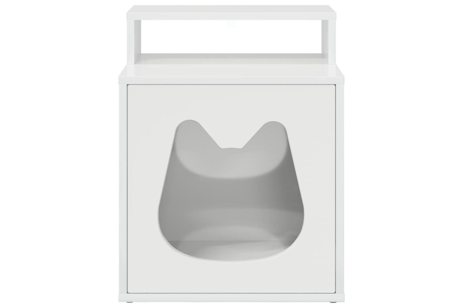 Vidaxl Cat House Gloss White 425 X 40 X 535 Cm Engineered Wood-5