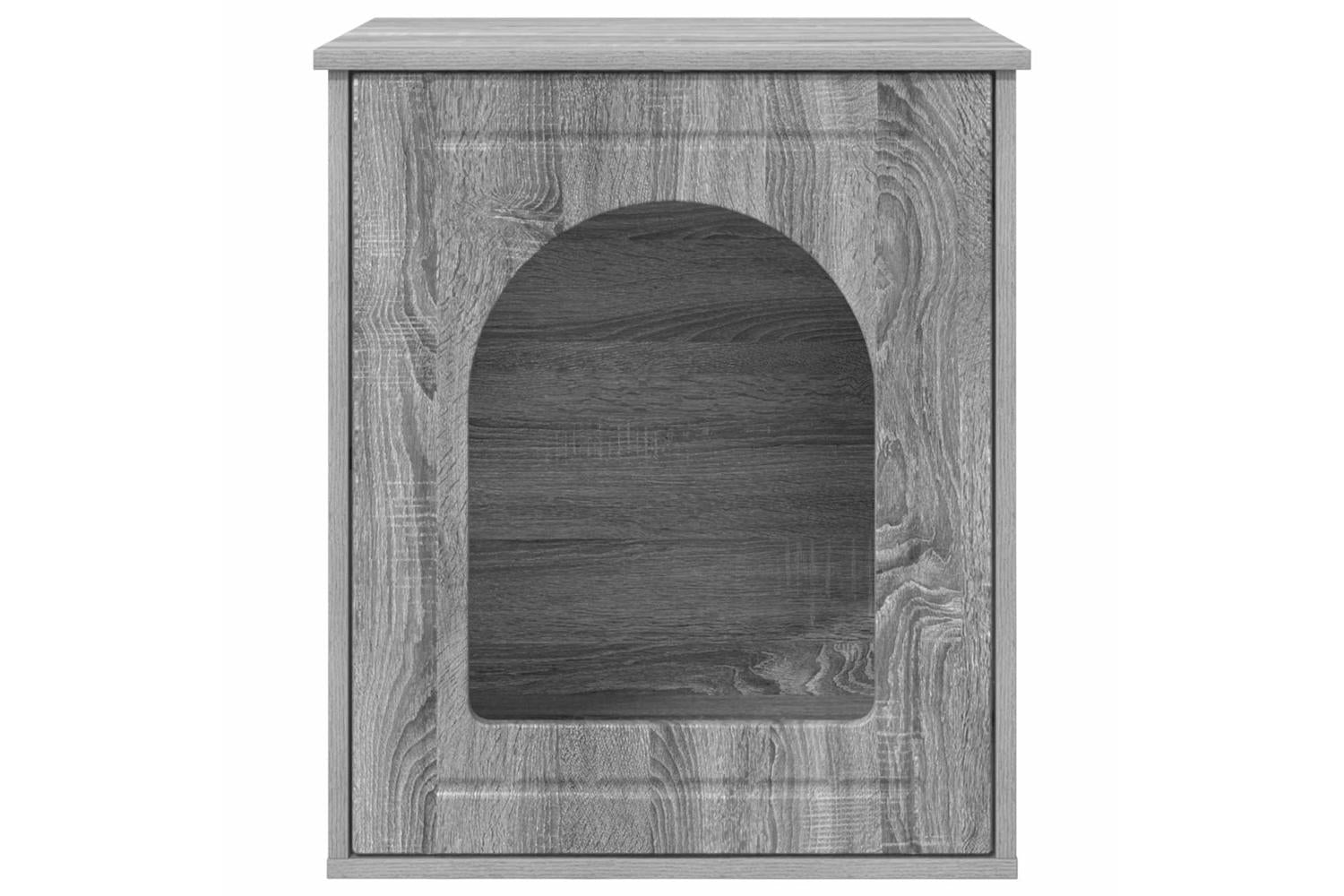 Vidaxl Cat House Grey Sonoma 53 X 52 X 62 Cm Engineered Wood-6