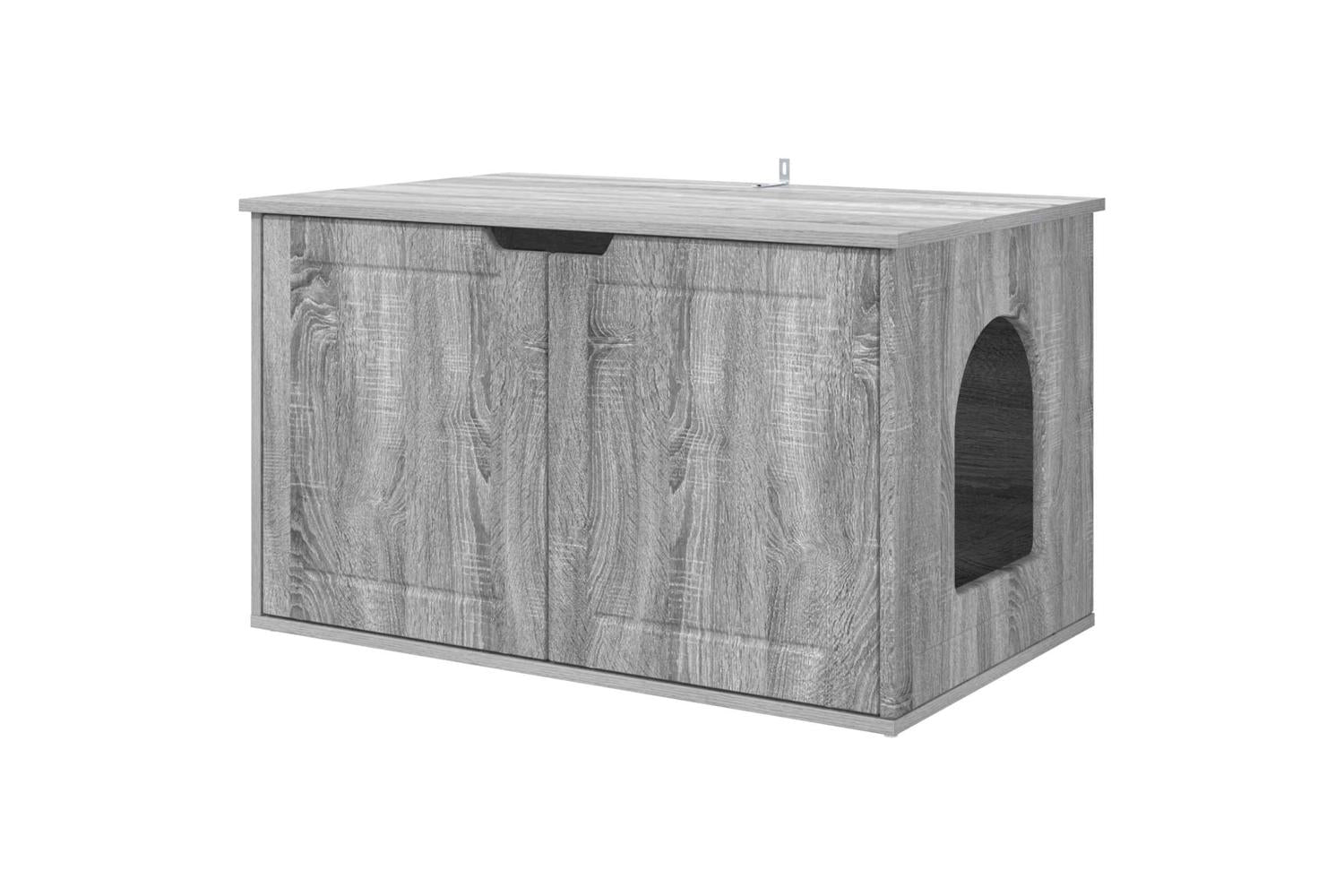 Vidaxl Cat House Grey Sonoma 85 X 55 X 505 Cm Engineered Wood