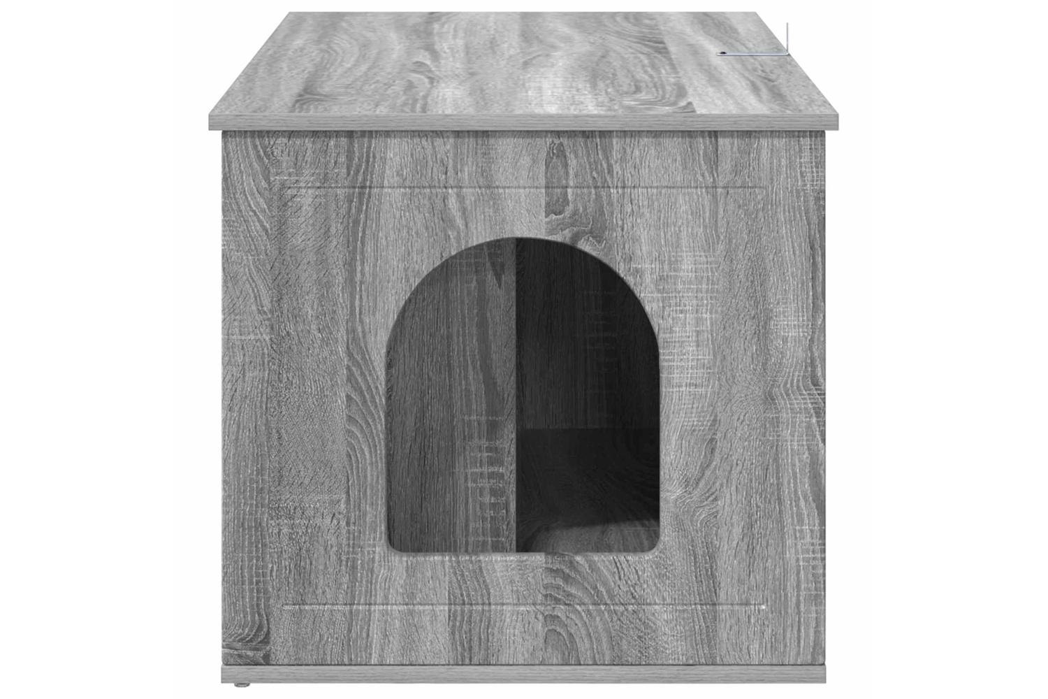 Vidaxl Cat House Grey Sonoma 85 X 55 X 505 Cm Engineered Wood-8