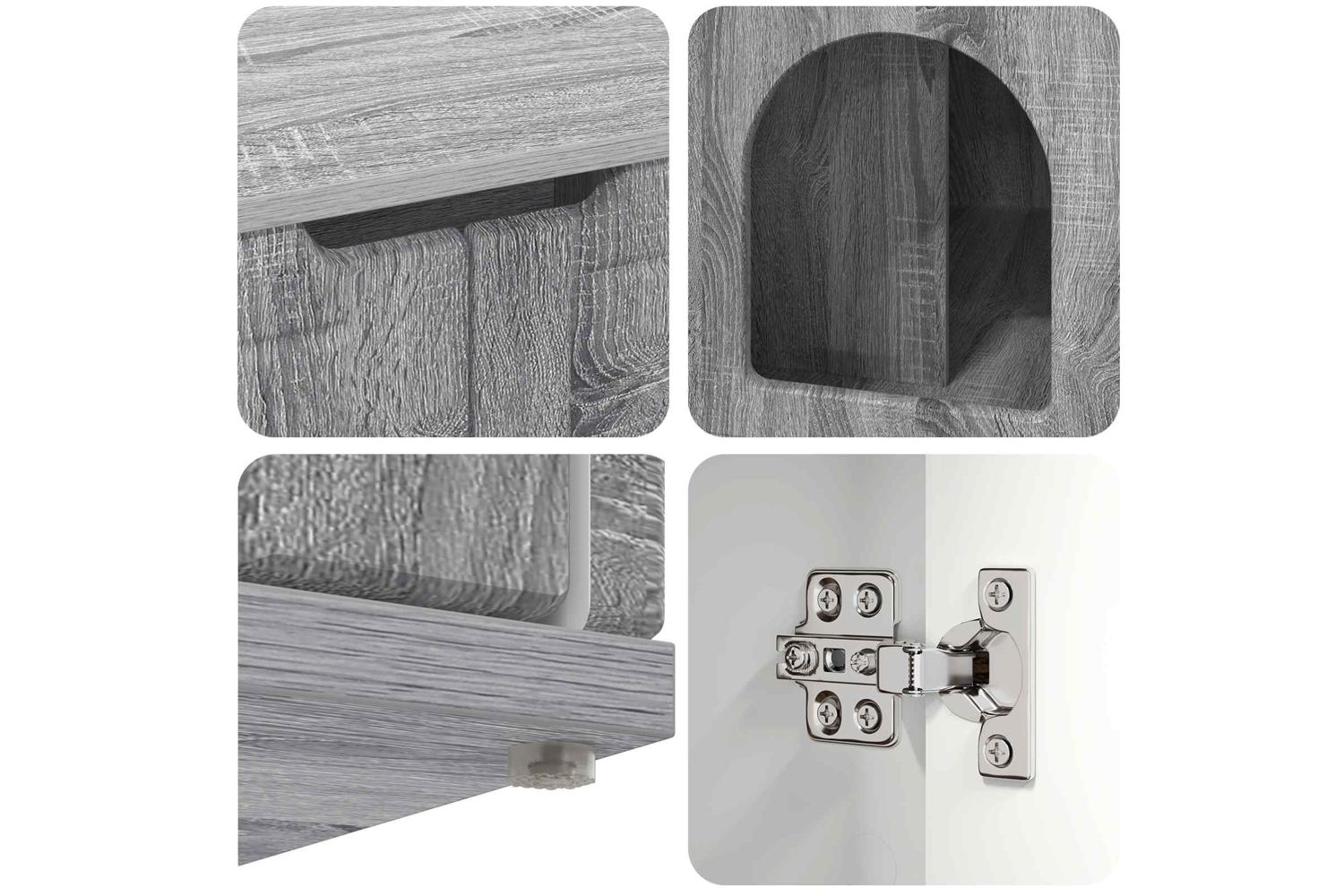 Vidaxl Cat House Grey Sonoma 85 X 55 X 505 Cm Engineered Wood-10