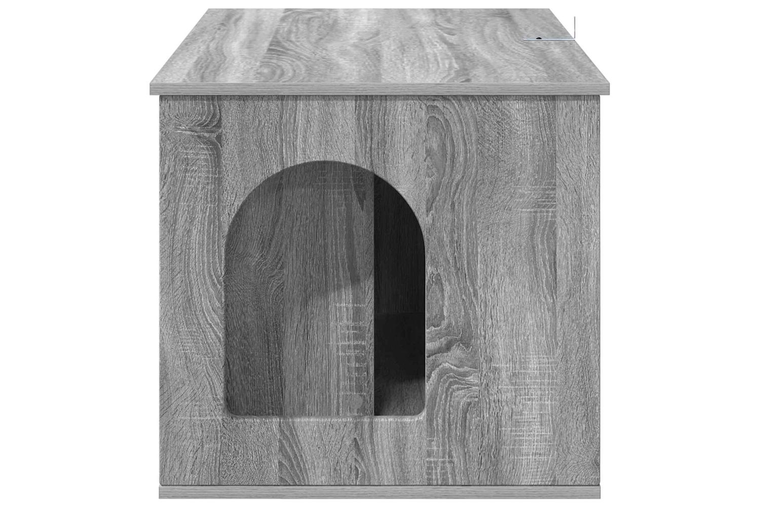 Vidaxl Cat House Grey Sonoma 85 X 55 X 505 Cm Engineered Wood-8