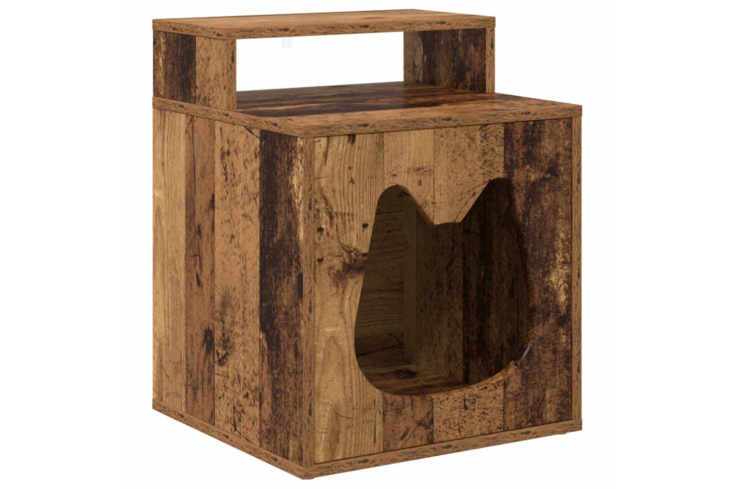Vidaxl Cat House Old Wood 425 X 40 X 535 Cm Engineered Wood