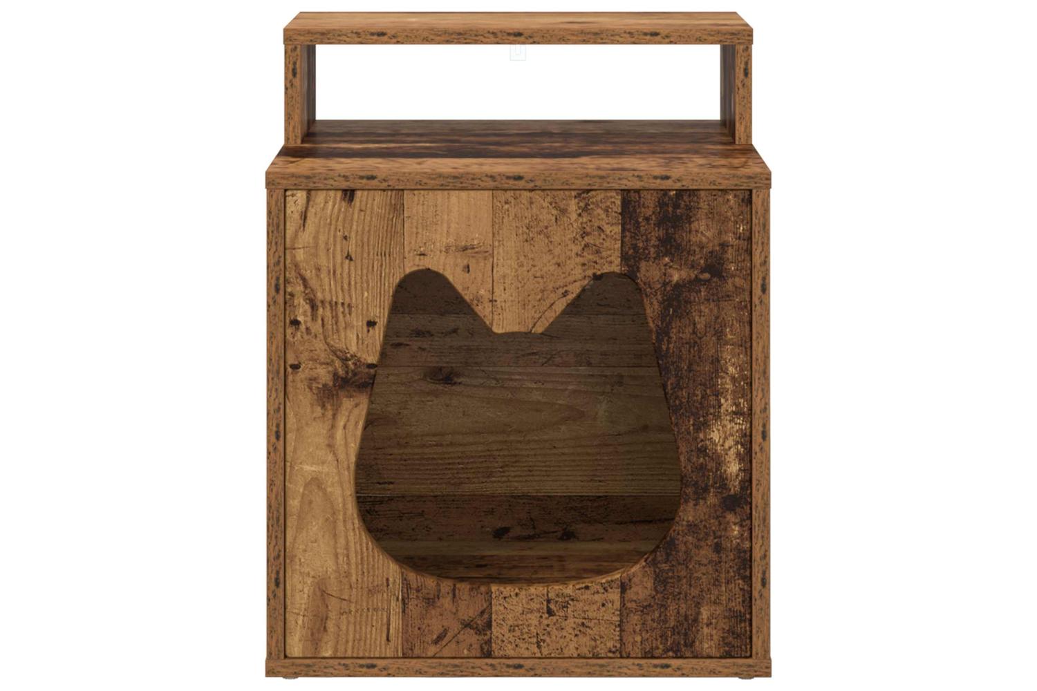 Vidaxl Cat House Old Wood 425 X 40 X 535 Cm Engineered Wood-5