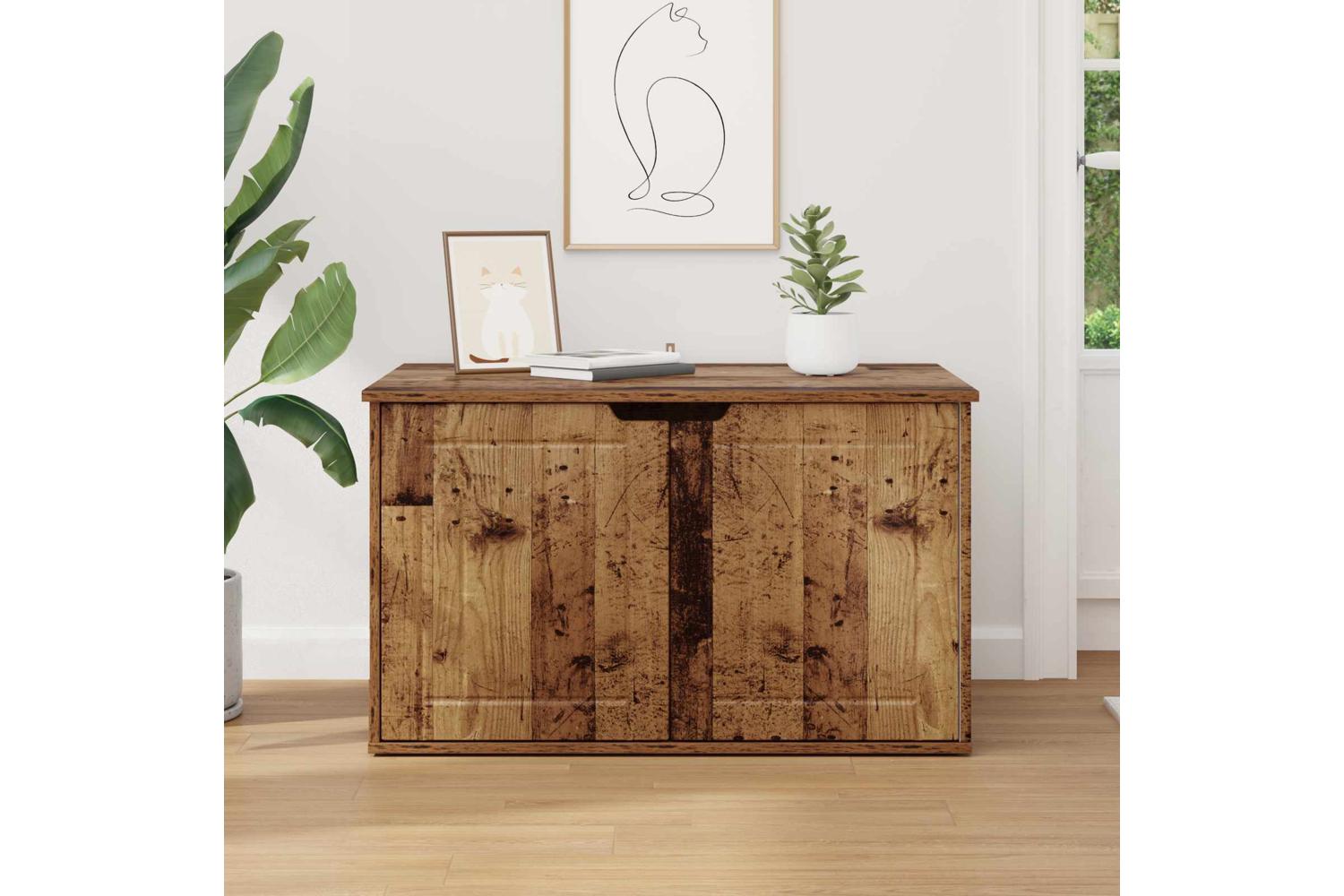 Vidaxl Cat House Old Wood 85 X 55 X 505 Cm Engineered Wood-4