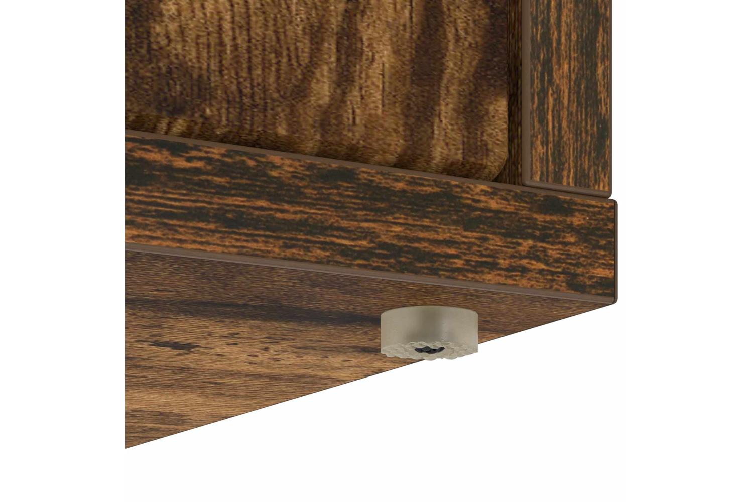 Vidaxl Cat House Smoked Oak 425 X 40 X 535 Cm Engineered Wood-9