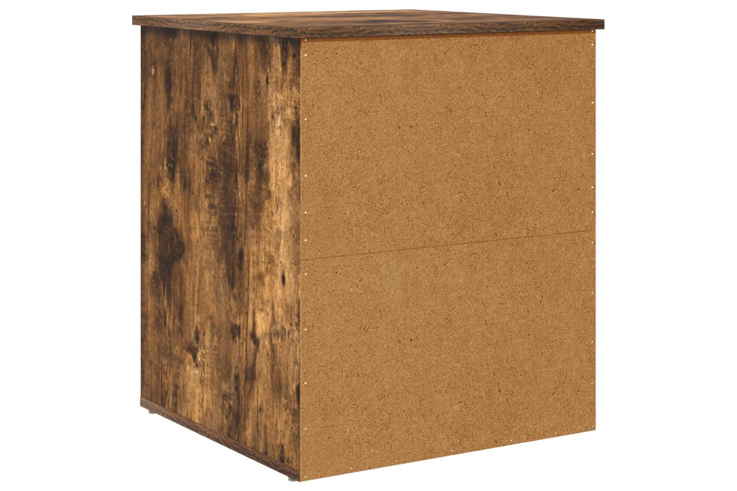 Vidaxl Cat House Smoked Oak 53 X 52 X 62 Cm Engineered Wood-8
