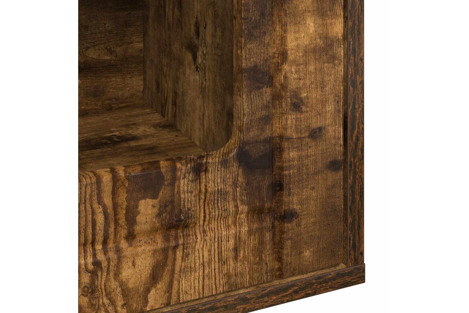 Vidaxl Cat House Smoked Oak 53 X 52 X 62 Cm Engineered Wood-9