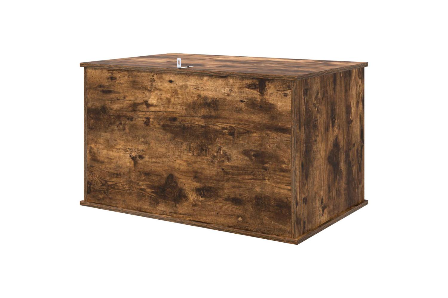 Vidaxl Cat House Smoked Oak 85 X 55 X 505 Cm Engineered Wood-8